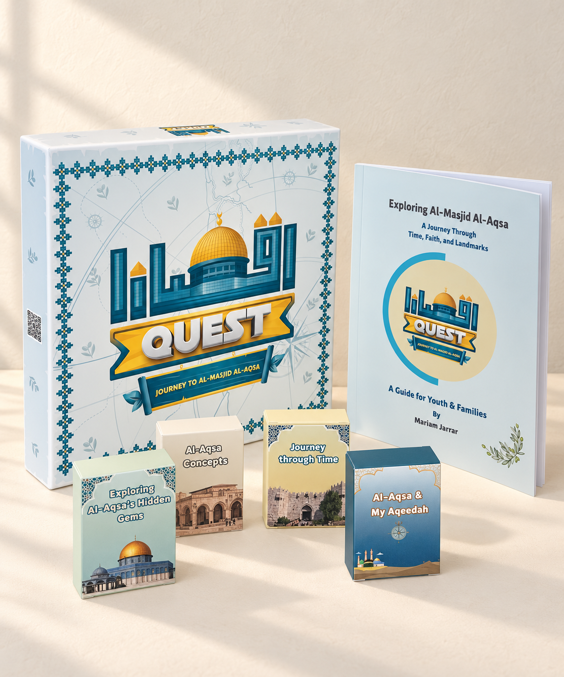 Aqsana Quest – Journey to Al-Masjid Al-Aqsa | Family Trivia Board Game