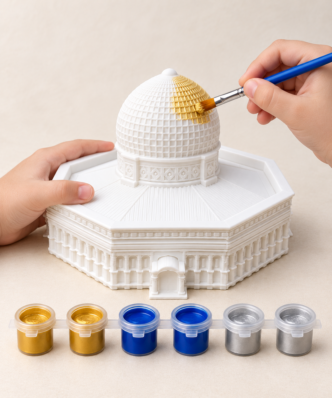 Dome of the Rock 3D Coloring Kit for Kids