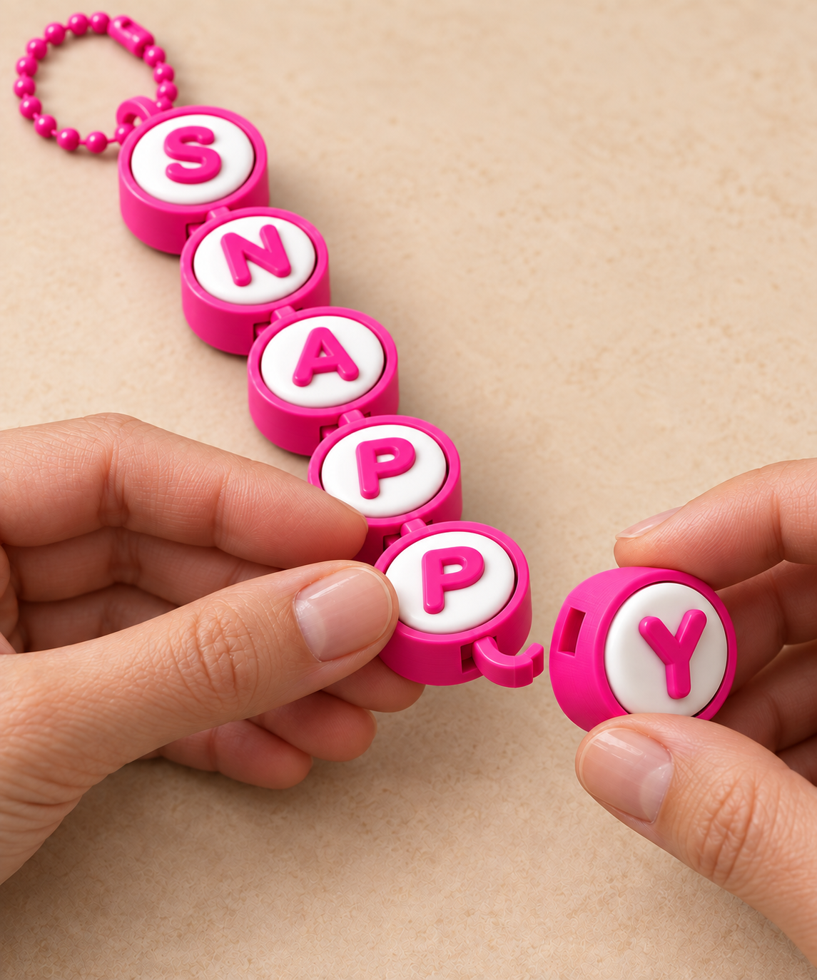 Name Clicker – Personalized Click-Together Fidget