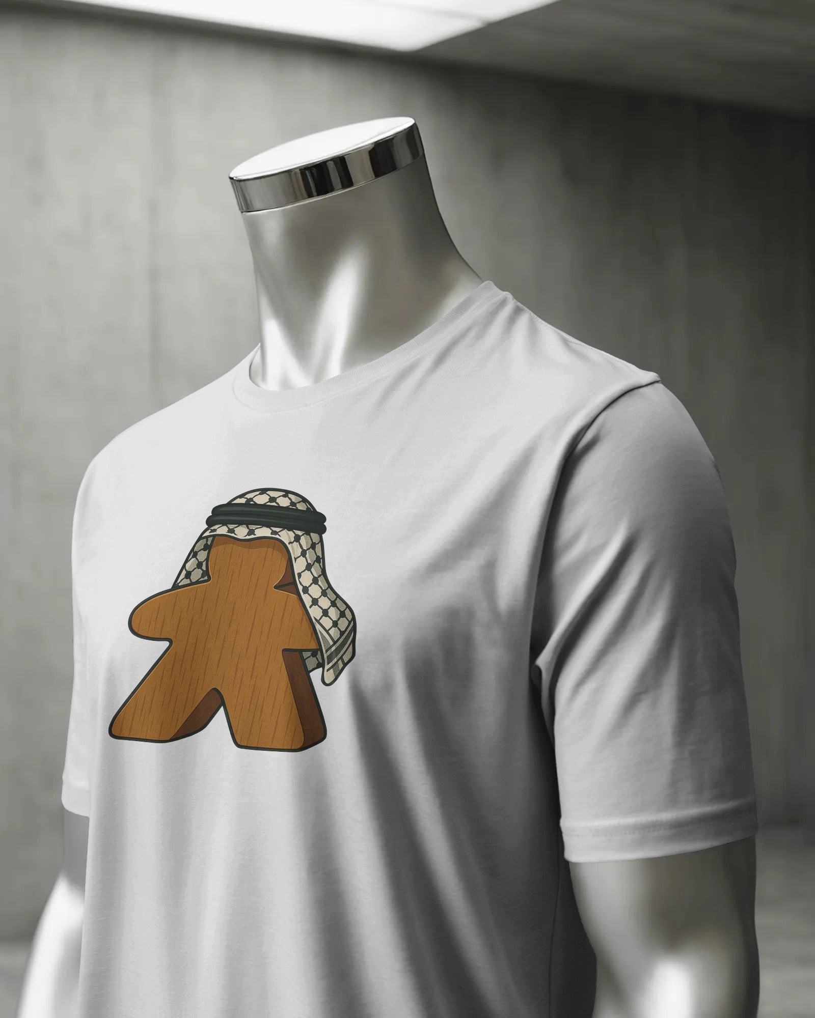 Palestinian Meeple Unisex T-Shirt | White