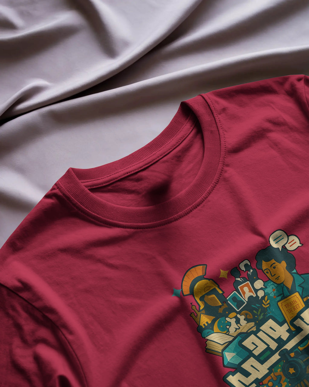 Boardgamer Unisex T-Shirt | Arabic | Red