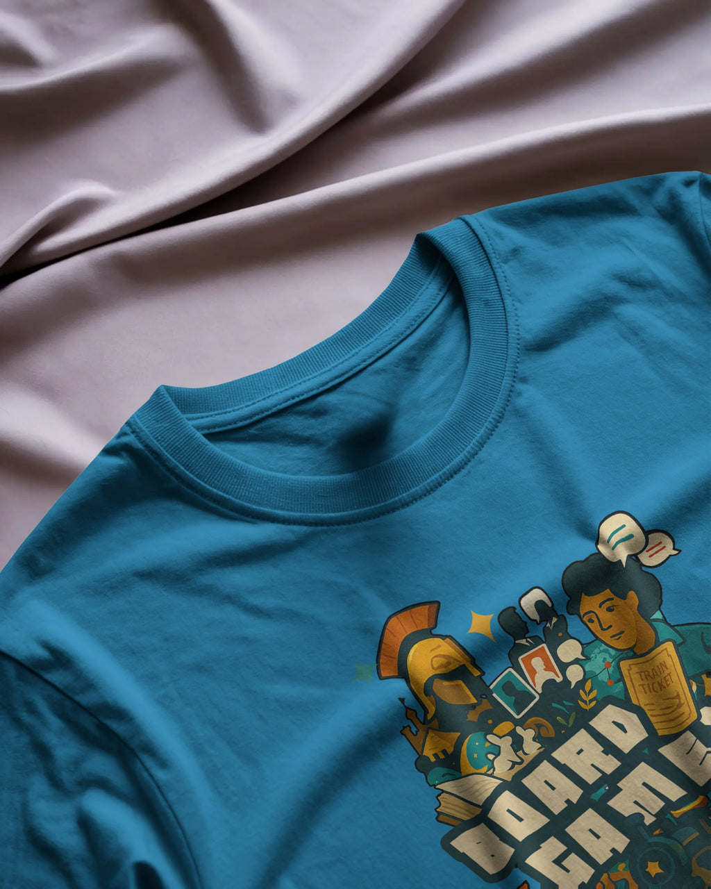 Boardgamer Unisex T-Shirt | English | Blue
